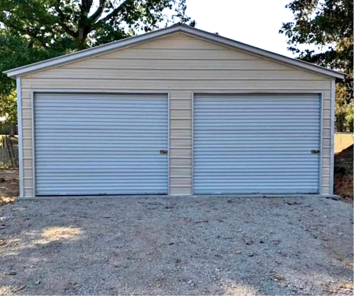 24x25x9 Two Car Garage