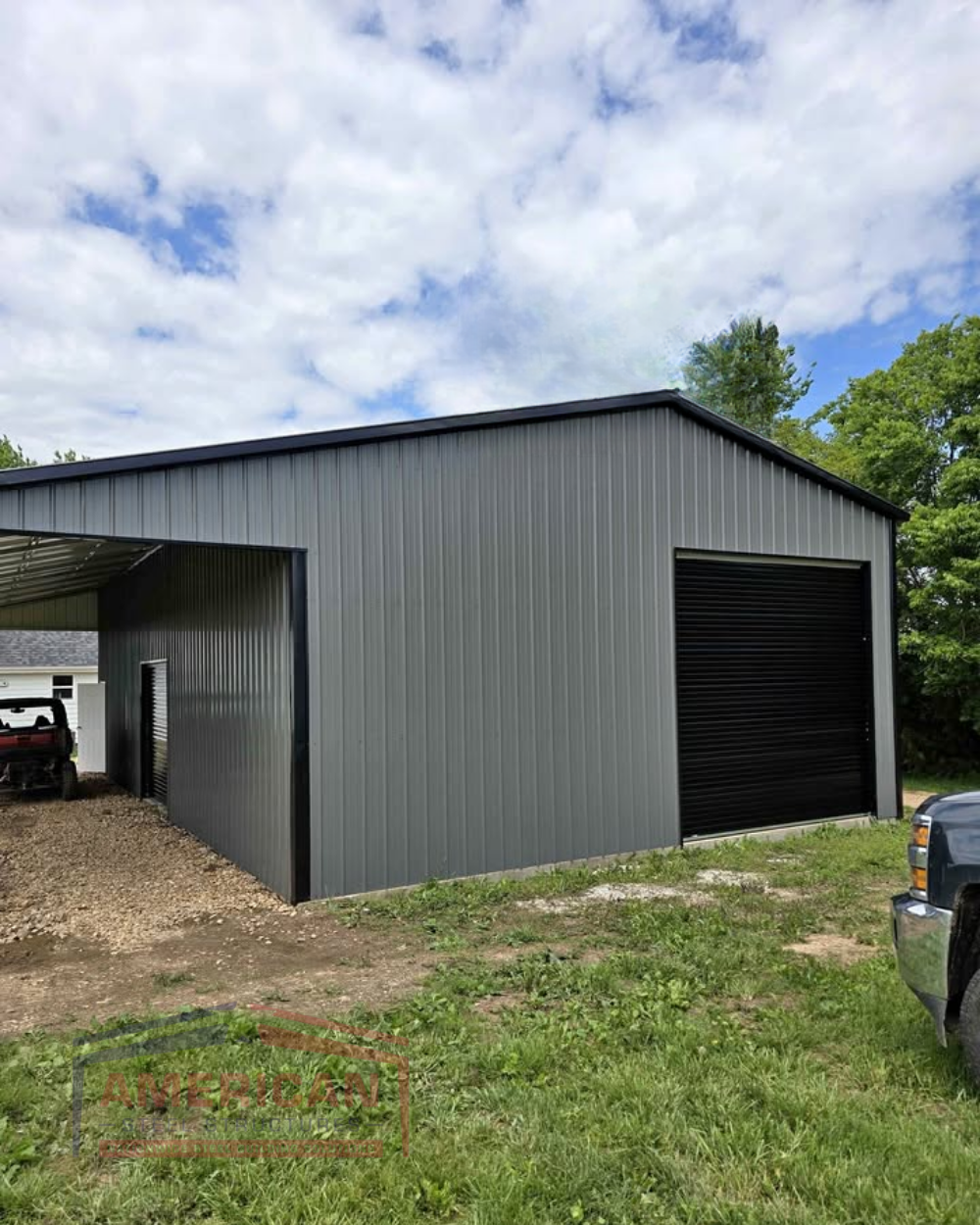 30x50x14 Steel Shop Building