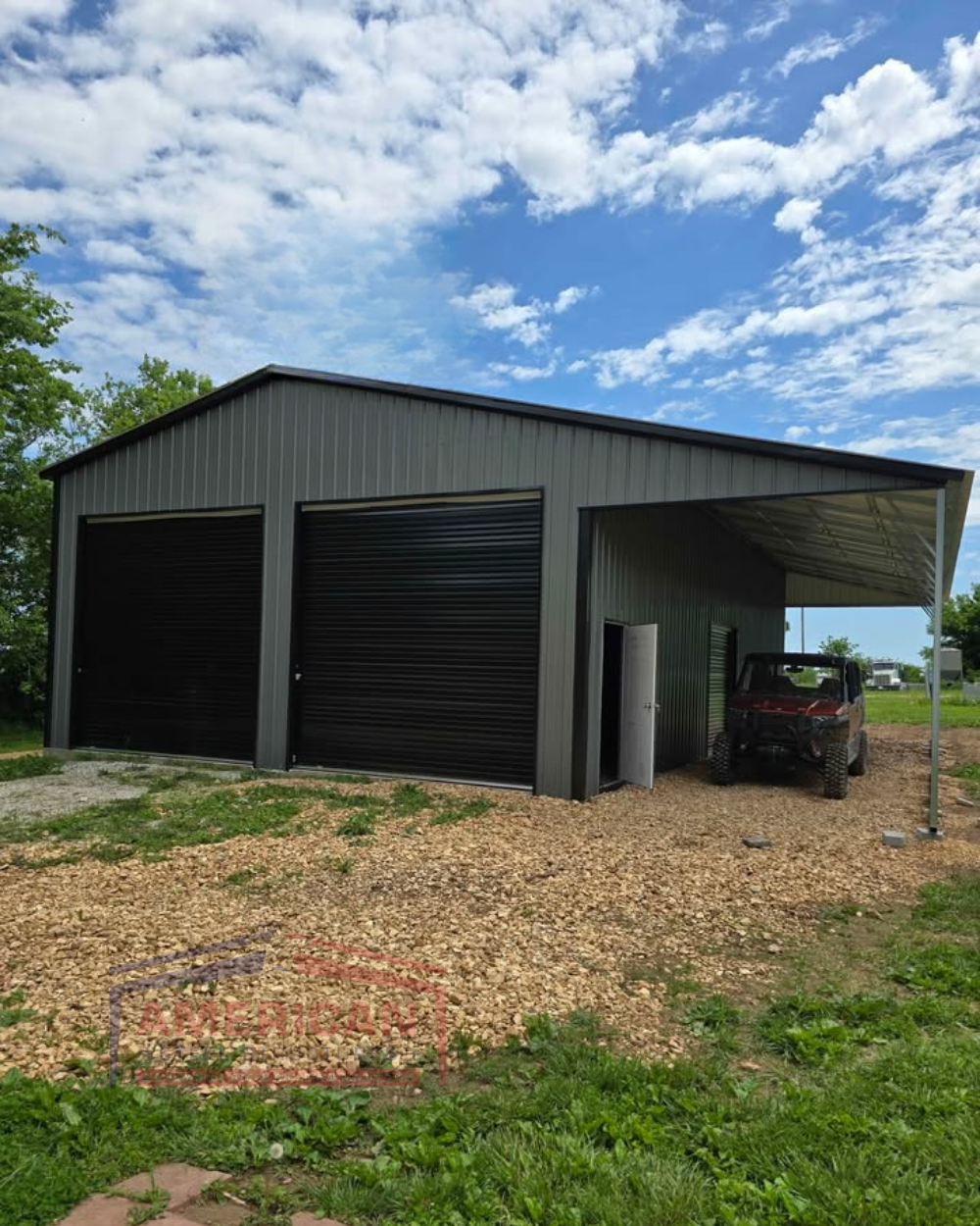 30x50x14 Steel Shop Building