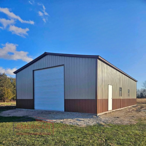 30x50x12 Steel Shop Building