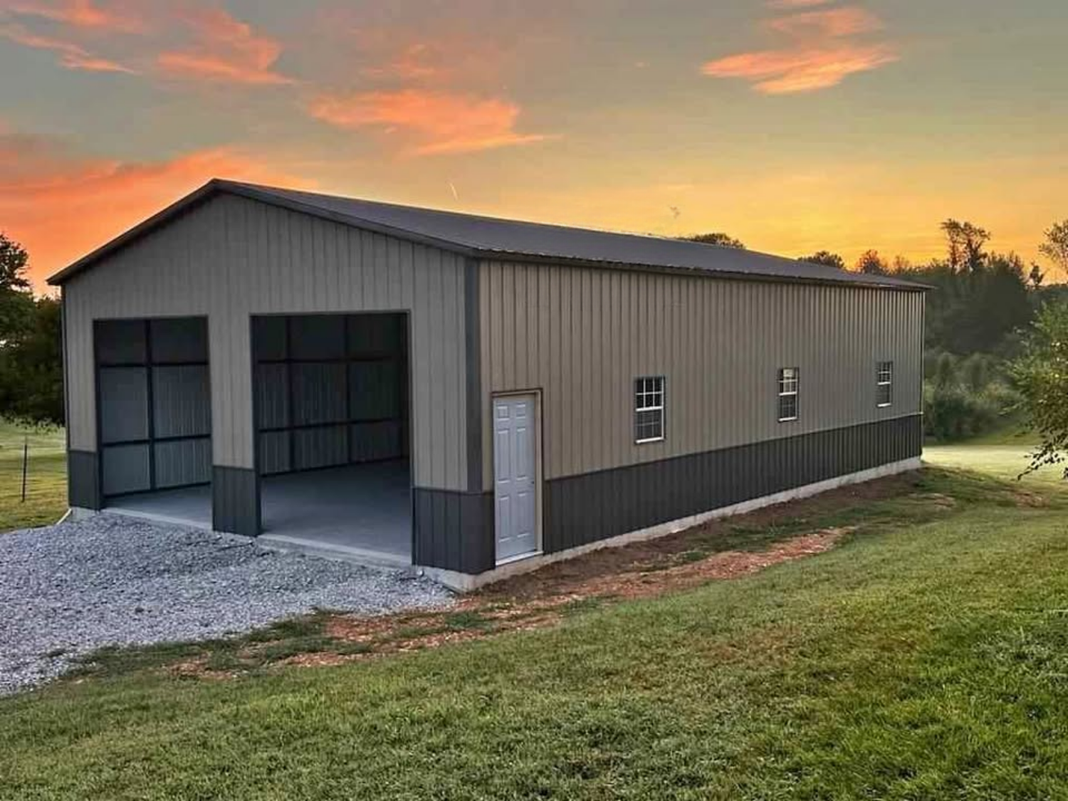 30x50x12 Steel Shop Buidling